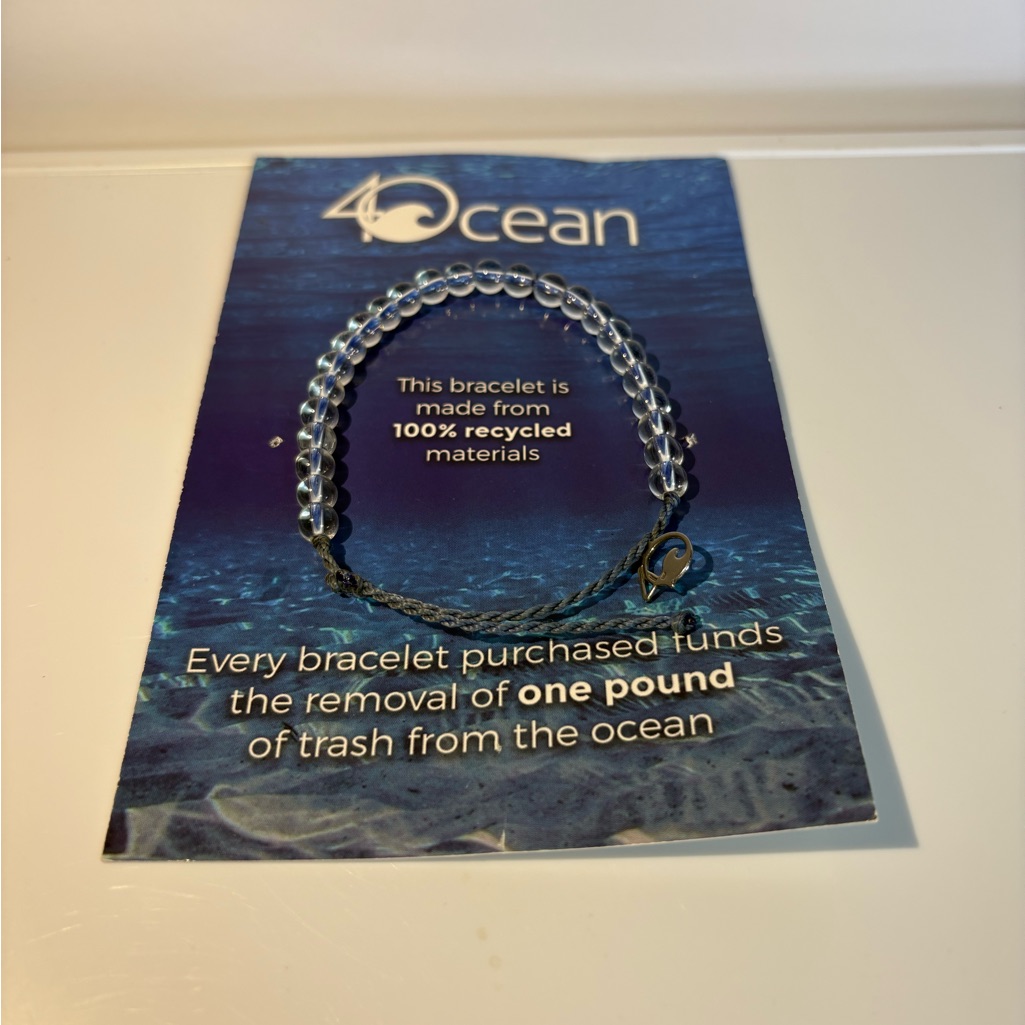 New 4ocean Recycled Bead Bracelet
